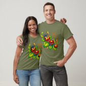 Little Ladybug farbiges Insektendesign T-Shirt (Unisex)
