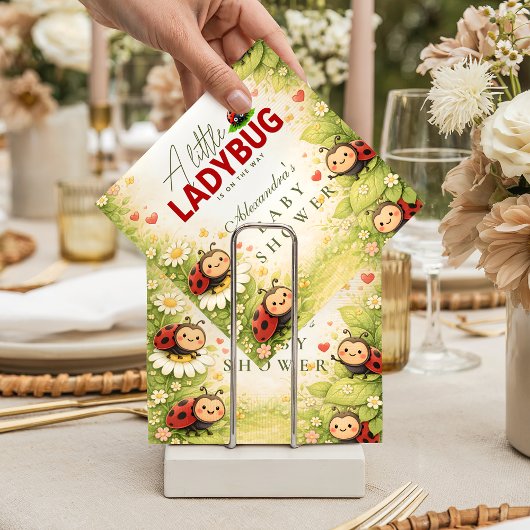 Little Ladybug Garden Celebration Baby Shower Serviette