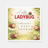 Little Ladybug Garden Celebration Baby Shower Serviette (Vorderseite)