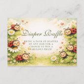 Little Ladybug Garden Celebration Diapper Raffle Begleitkarte (Vorderseite)