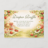 Little Ladybug Garden Diapper Raffle Begleitkarte (Vorderseite)