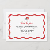 Little Ladybug Geburtstag Danke (Vorderseite)