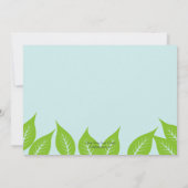 Little Ladybug Geburtstagsparty Foto Einladung (Rückseite)