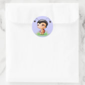 Little Ladybug Girl Sticker (Tasche)