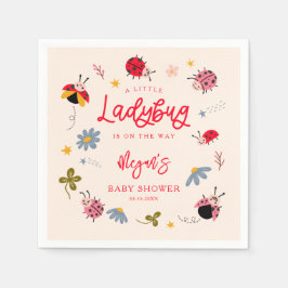 Little Ladybug Insect Babydusche Serviette