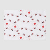 Little Ladybug Muster Party Seidenpapier (Vorderseite)