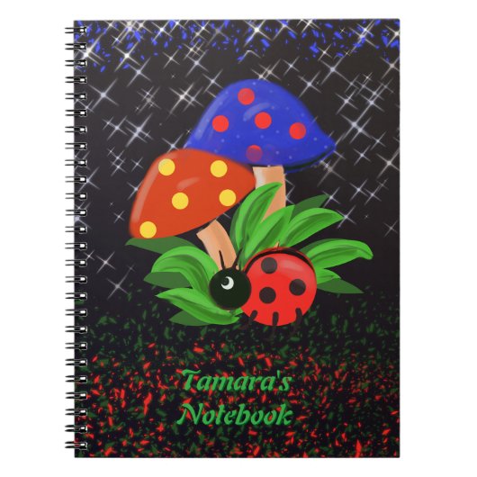 Little Ladybug Spiral Notebook Notizblock (Vorderseite)