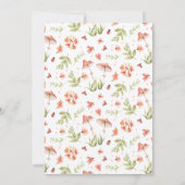 Little Ladybug | Spring Baby Shower Einladung (Rückseite)