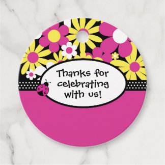 Little Ladybug Theme Party Geschenkanhänger