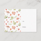 Little Ladybugs | Keine Wrap Display Duscheinlage Begleitkarte (Rückseite)