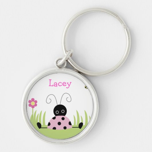 Little Ladybugs Premium Gevor oder Name-Tag Schlüsselanhänger (Vorne)