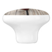 Little Lake Heart Love Leaf Keramikknauf (Seitenansicht)