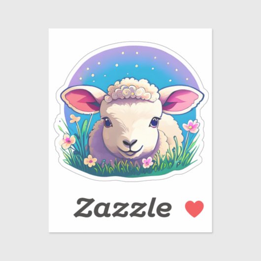 Little Lamb Aufkleber (Blatt)
