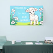Little Lamb Baby Shower Banner (Messeveranstaltung)
