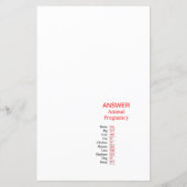 Little Lamb Baby Shower Game PRINTED (Rückseite)