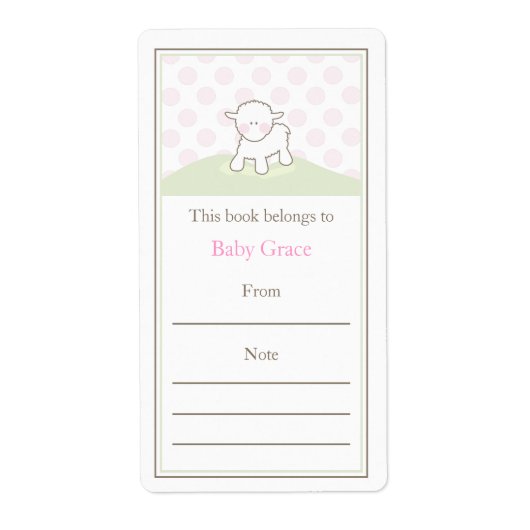 Little Lamb Buchzeichen (Vorne)