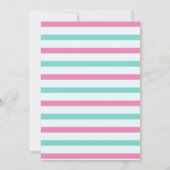 Little Lamb First Birthday Party Einladung (Rückseite)