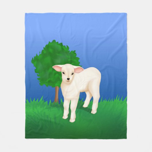 Little Lamb Fleecedecke (Vorderseite)