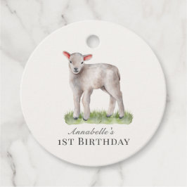Little Lamb Geburtstag Danke Ihnen für Tags Geschenkanhänger