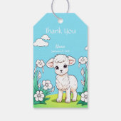 Little Lamb Gift Tag Geschenkanhänger (Rückseite)