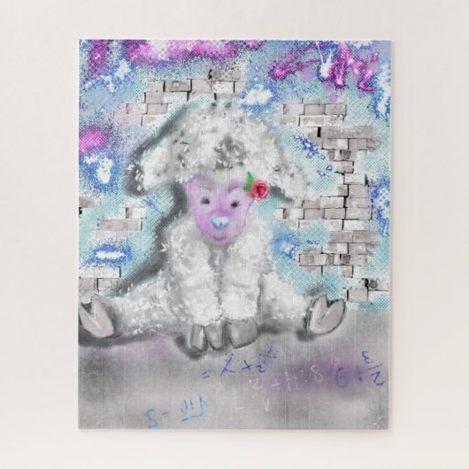 Little Lamb Jigsaw Puzzle - Malerei (Vertikal)