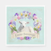 Little Lamb Oaster Paper Napkins Serviette (Vorderseite)