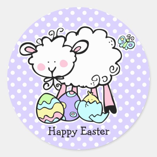 Little Lamb Oaster Sticker (Vorderseite)