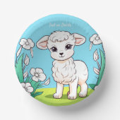 Little Lamb Paper Bowl Pappteller (Vorderseite)