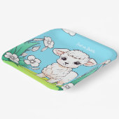 Little Lamb Paper Plate Pappteller (Gewinkelt)