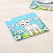 Little Lamb Paper Untersetzer (angewinkelt)