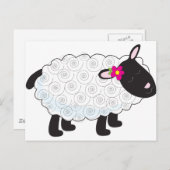 Little Lamb Postkarte (Vorne/Hinten)
