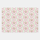 Little Lamb Retro Geschenkpapier Set (Vorderseite 3)