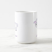 Little Lamb Sheep Baby Dusche positiv Kaffeetasse (Mittel)