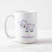 Little Lamb Sheep Baby Dusche positiv Kaffeetasse (Links)
