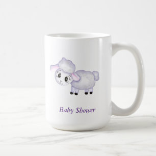Little Lamb Sheep Baby Dusche positiv Kaffeetasse