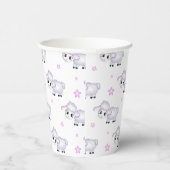 Little Lamb Sheep Baby Dusche positiv Pappbecher (Rechts)