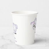 Little Lamb Sheep Baby Dusche positiv Pappbecher (Rechts)