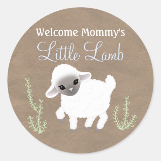 Little Lamb Sticker (Vorderseite)
