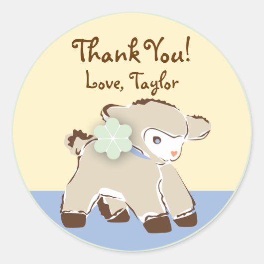 Little Lamb Sticker (Vorderseite)