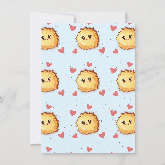 Little Latke Hanukkah Baby Shower Einladung (Rückseite)