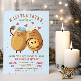 Little Latke Hanukkah Baby Shower  Einladung