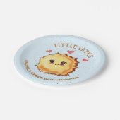 Little Latke Hanukkah Baby Shower Pappteller (Schrägansicht)