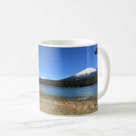 Little Lava Lake, Oregon Kaffeetasse (VorderseiteRechts)