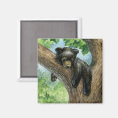 Little Lazy Bear Magnet (Vorderseite/Rückseite)