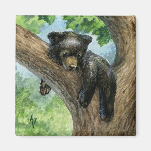 Little Lazy Bear Magnet (Vorne)