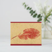 "Little Leaf" Landstraßen Postkarte (Stehend Vorderseite)