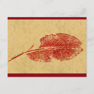 "Little Leaf" Landstraßen Postkarte