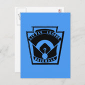 Little League Baseball Postkarte (Vorne/Hinten)