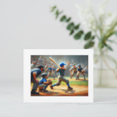 Little League Baseball, Postkarte (Stehend Vorderseite)