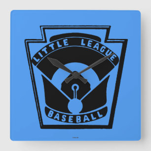 Little League Baseball Quadratische Wanduhr